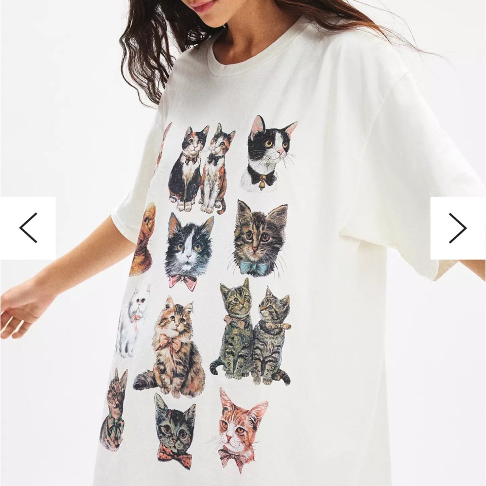 Urban Outfitters Kimichi Blue Cat T-shirt